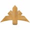 Ekena Millwork Alberta Rough Sawn Timber Gable Bracket, Western Red Cedar, 36"W x 21"H x 6"D x 6"F, 14/12 Pitch GBW036X21X0606ALB00RWR - alternate 1